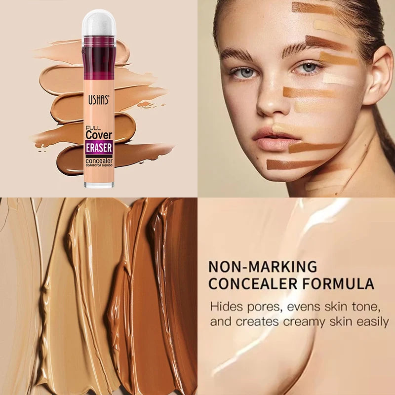 Sponge Head Concealer Dark Circles Tears Freckles Acne Pigmentation Qme