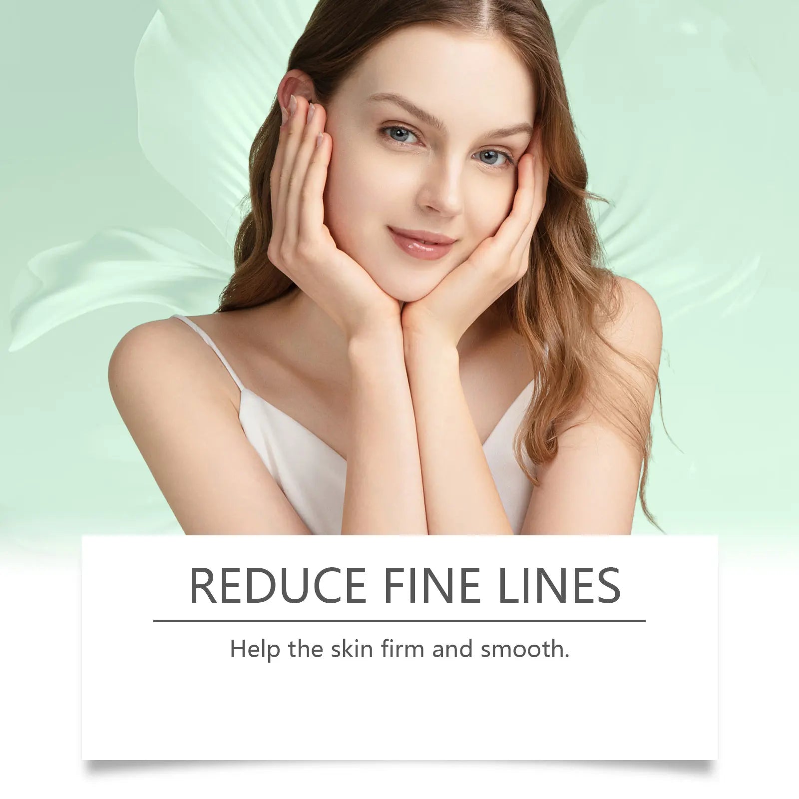 Collagen Ginseng Green Tea Cream Anti-Aging Face Cream Firming Brightening Deep Moisturizing Revitalizing Nourishing Skin Care Qme