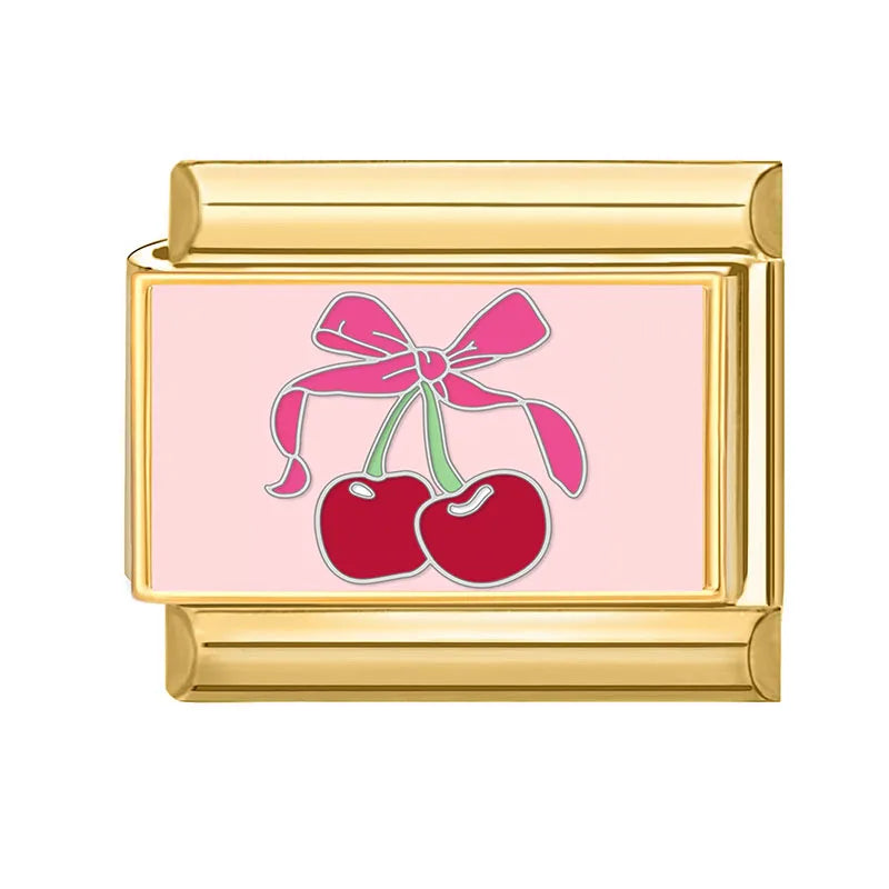 Y2K Pink Series Cute Cats Rabbits Tulip Lotus Cherry Golden Italian