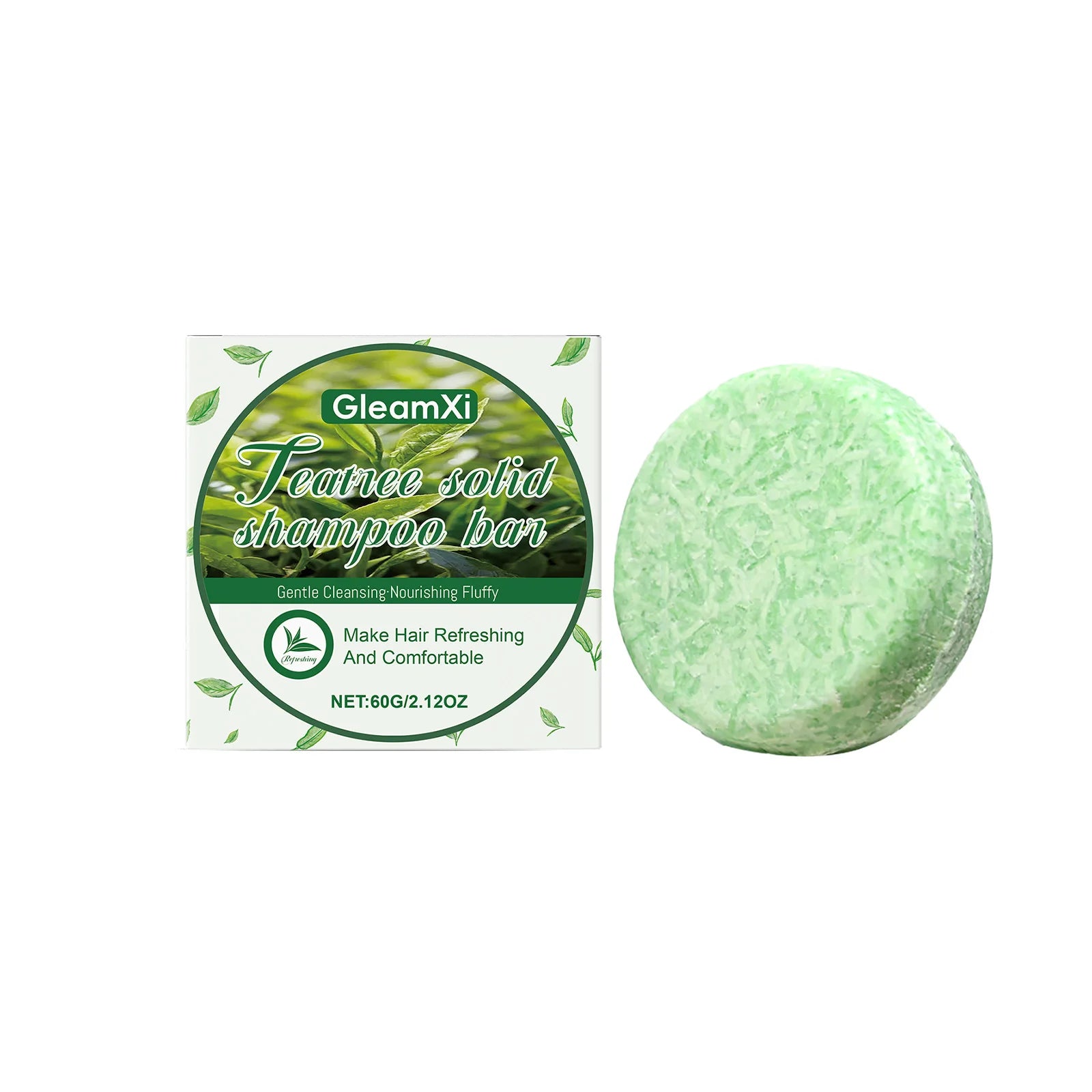 Solid Hair Soap Deep Cleaning Anti Dandruff Oil Control Soothing Qme 60g Boxed