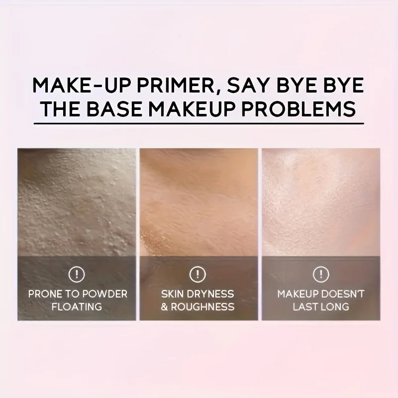 PORE INVISABLE FACE PRIMER Makeup, Blur + Pore Minimize Magical Perfecting Base Face Primer Under Foundation Pore Shrink Cream Qme
