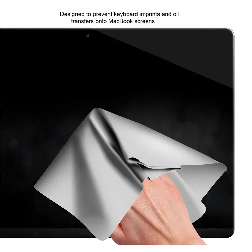 Dustproof Keyboard cloth For Apple Macbook Pro 13 Inch M1 M2 Pro 13 15 16 Inch Screen Cleaning Blanket Cloth Protection Film Qme