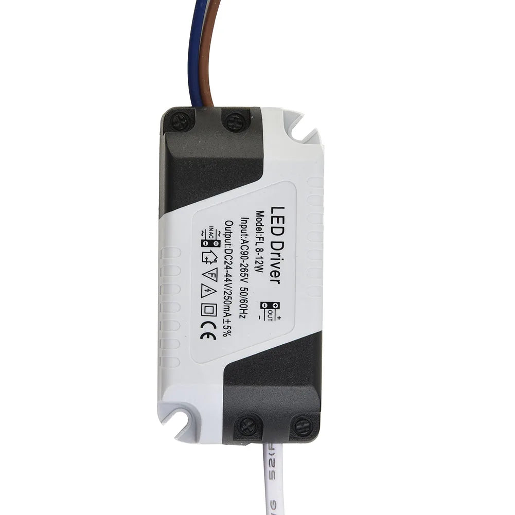 LED Panel Driver Constant Current 3W 6W 12W 18W 24W DC LED Power Supply Plastic AC 90-265V Home Improvement Qme