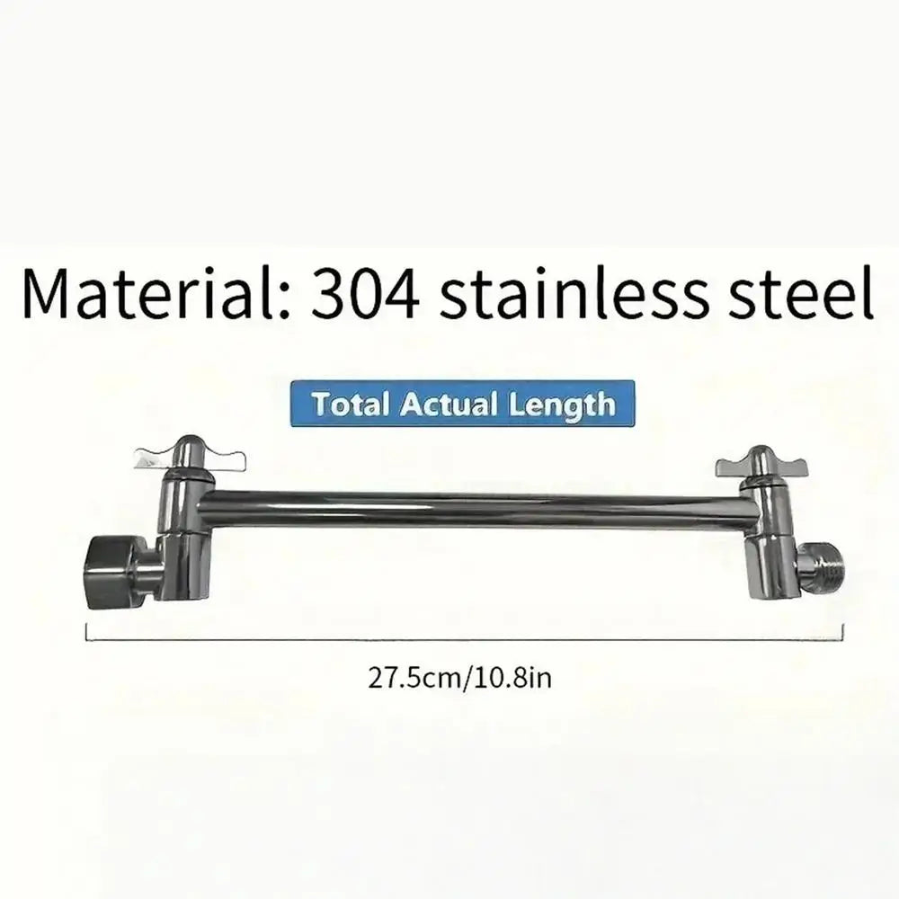 Shower Arm Extension 304 Stainless Steel Bathroom Supplies Head Qme China Mainland Black