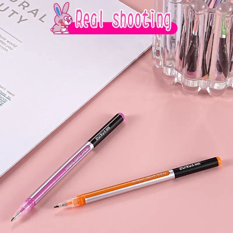Glitter Gel Pen 6 12 18 Colors Bright Quick Dry Ink Student Qme