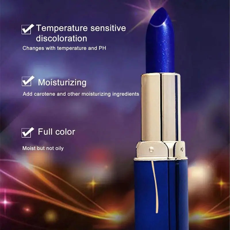 Changing Lipstick Waterproof Blue That Turn Pinkwipe Turns Pink Qme