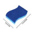 Sponges for Dishes 24 Pieces Absorbent Non-Scratch Scrubber Kitchen Cleaning Sponge Scrub Pads for Non-Stick Cookware Pots Pans Qme CN Blue