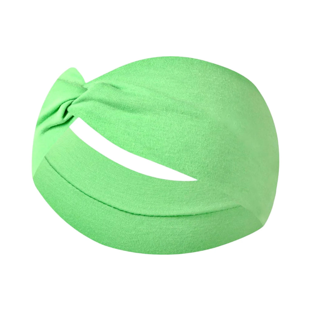 Unisex High Elastic Running Fitness Headband for Sports Yoga Solid Sweatproof Elastic Cotton Headscarf Wash Face Shower Supplies Qme