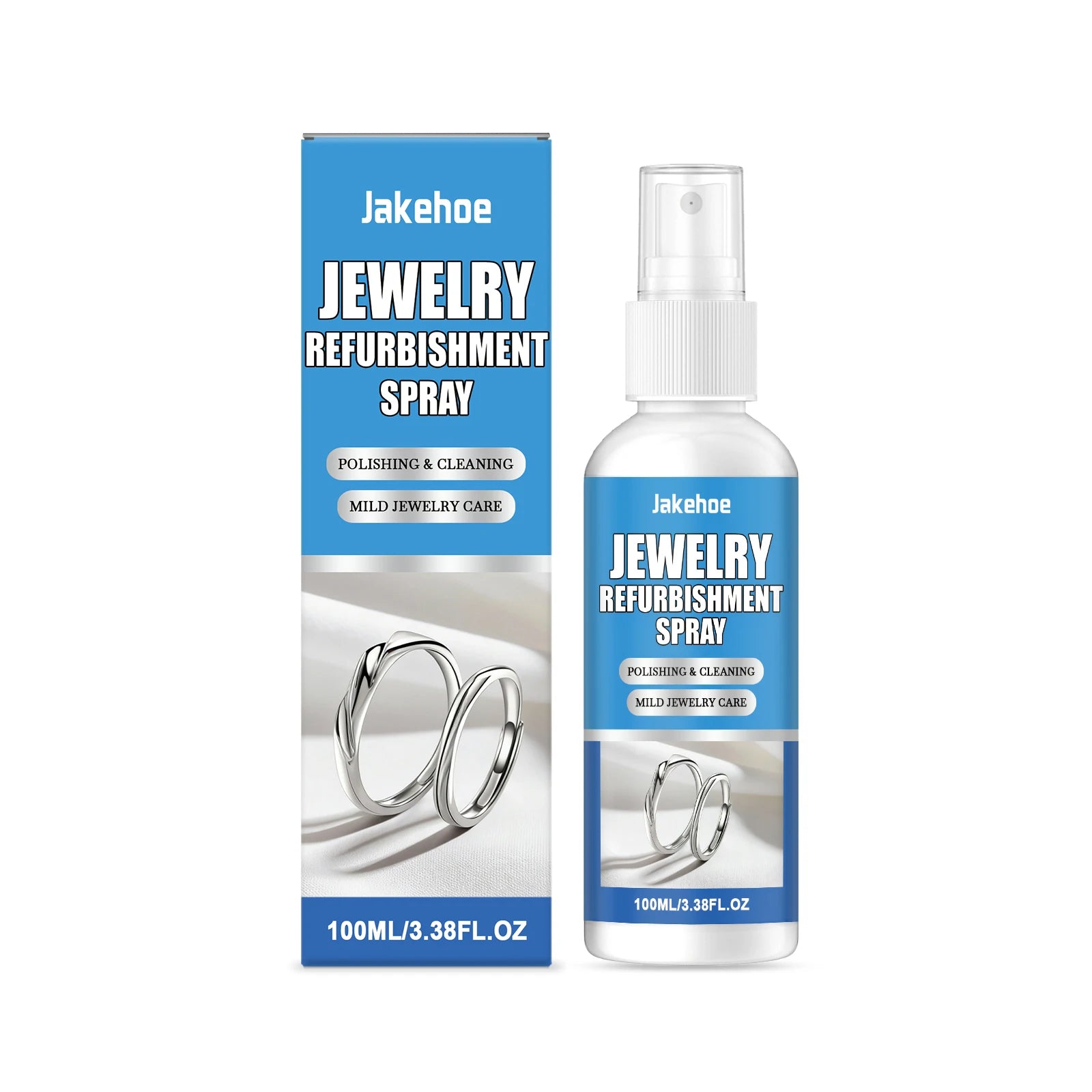 Jewelry Care Cleaning Agent Cleaning Dirt Remove Oxidation Polishingwatch Chain Jewelry Renovation Decoration Cleaning Solution Qme 100ml Boxed