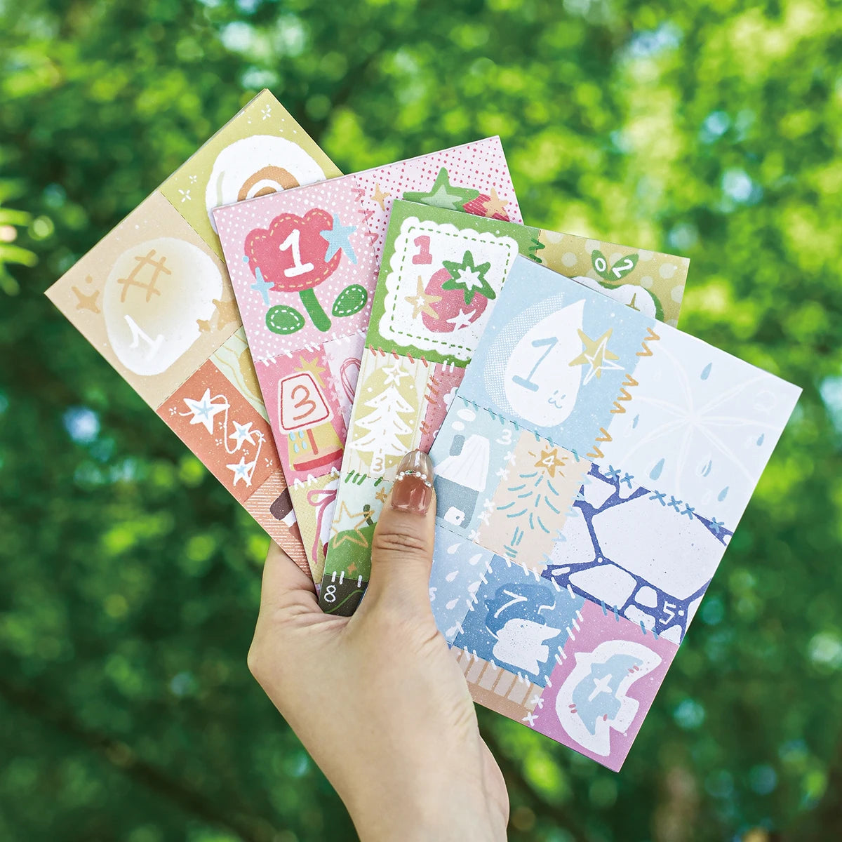 TIANZI 32 Pcs Dual-Material Sticky Notes Set Creative Memo Pads Self-Adhesive Office School Stationery Stickers for Organizing A Qme