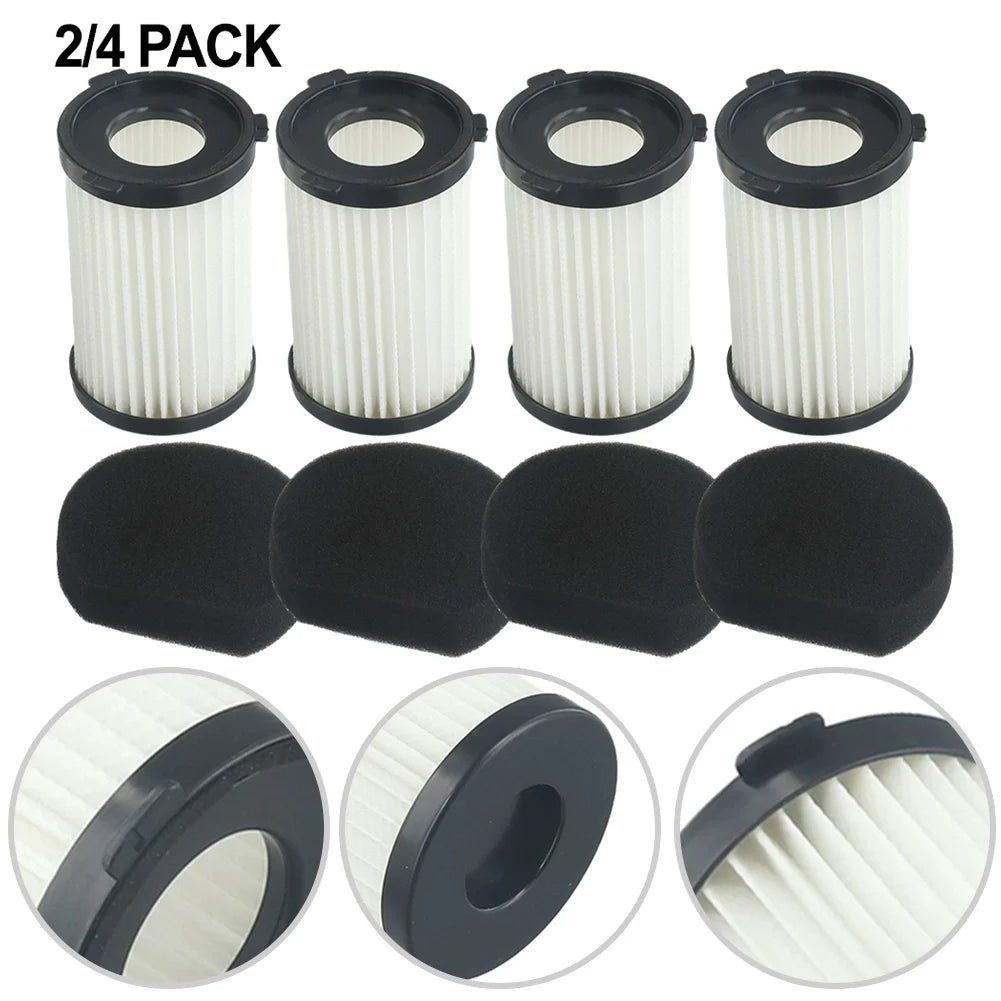 2/4pcs Filters For TECHWOOD TAS-9055 TAS 9035 Vacuum Cleaner For VA20 Vacuum Cleaner Parts Washable Replacement Filters Qme