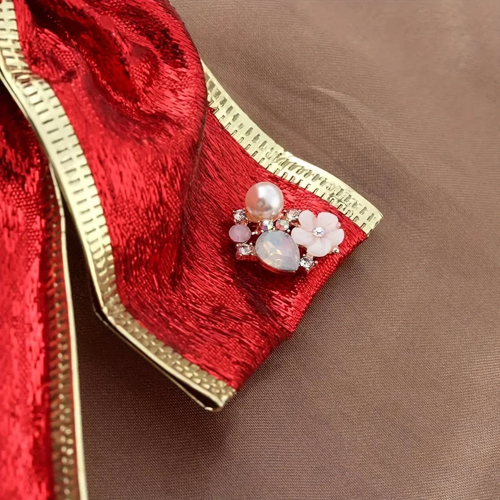 Imitation Shell Flower Plate Diamond Buckle Jewelry DIY Handmade Shoes, Clothing, Bags Alloy Accessories Pendant Qme