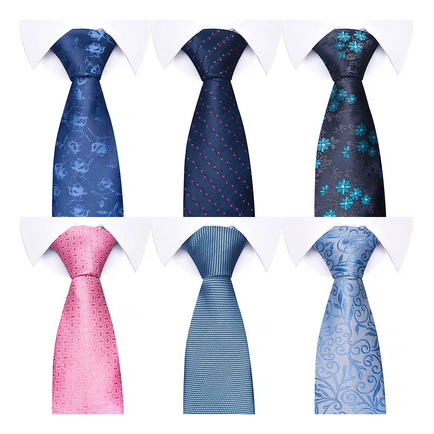 Tie Men Gravatas Grade 100 Silk Neck Hombre Printed Formal Clothing Qme