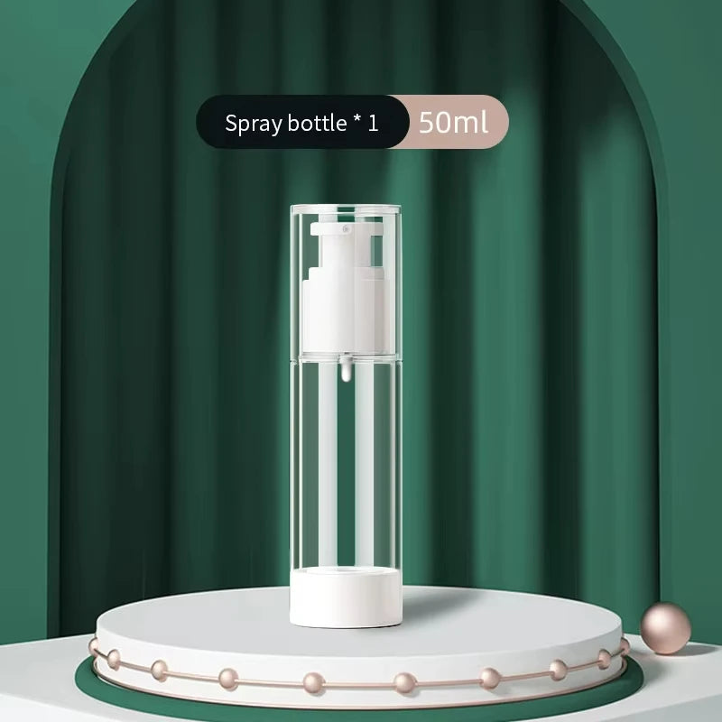 AS Vacuum Lotion Spray Bottle Travel Portable Refillable Bottles Qme Spray bottle 50ml