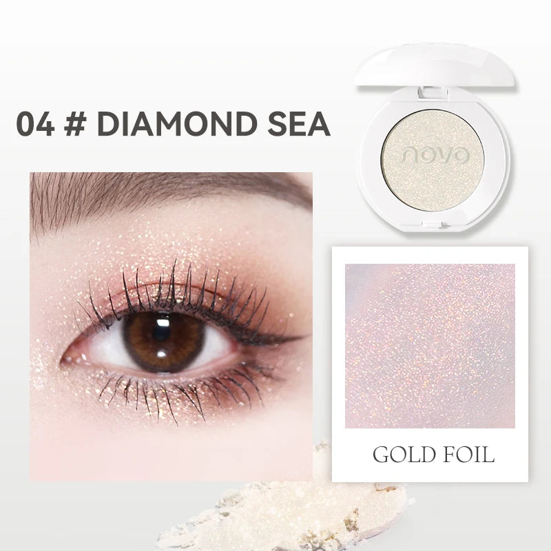 Single Glitter Eyeshadow Lightweight Matte Long Lasting Smudge Proof Qme 04