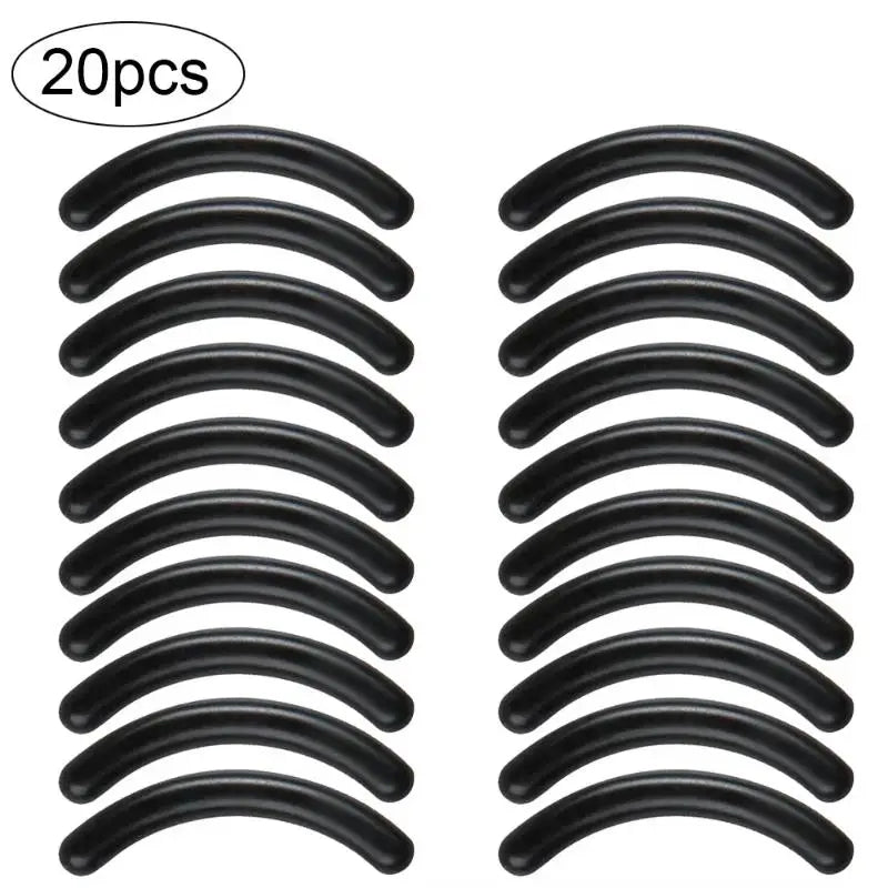 10 20 Beauty Eyelashes Makeup Curling Styling Tool Eyelash Curler Qme 20pcs Black