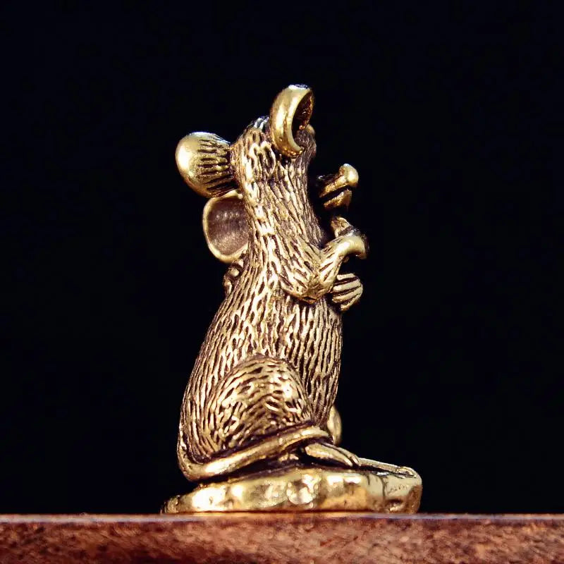 Living Room Home Decor Crafts Accessories Rat Small Statue Miniatures Qme