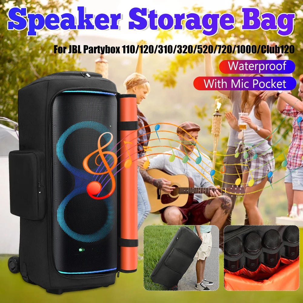 Speaker Case Compatible with JBL PartyBox 720 Portable Speaker Dust Cover Storage Bag for JBL PartyBox 720 for Outdoor Travel ﻿ Qme