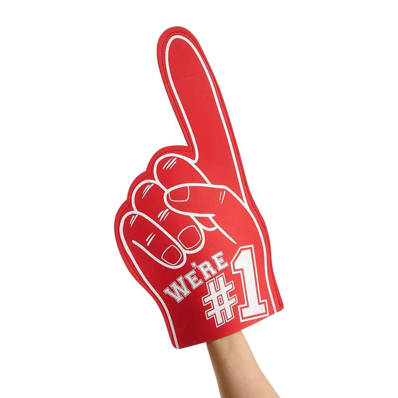 Universal Large Foams Fingers Cheerleading Props Hand Sports Event Qme