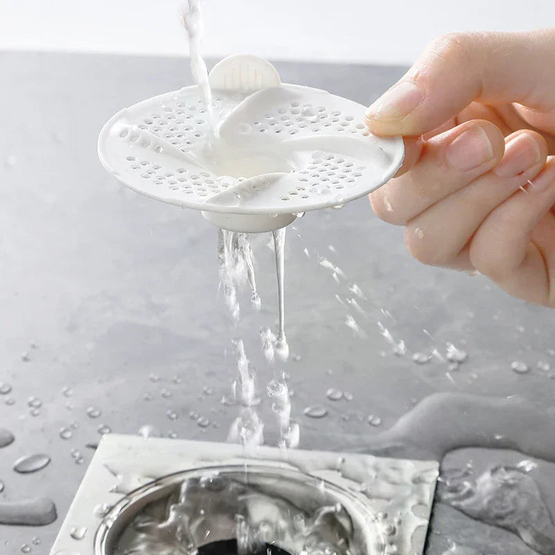 Bathtub Drain Hair Catcher, Tub Hair Catcher Drain Protector Strainer, Shower Hair Drain Catcher Strainer, 3PCS Qme