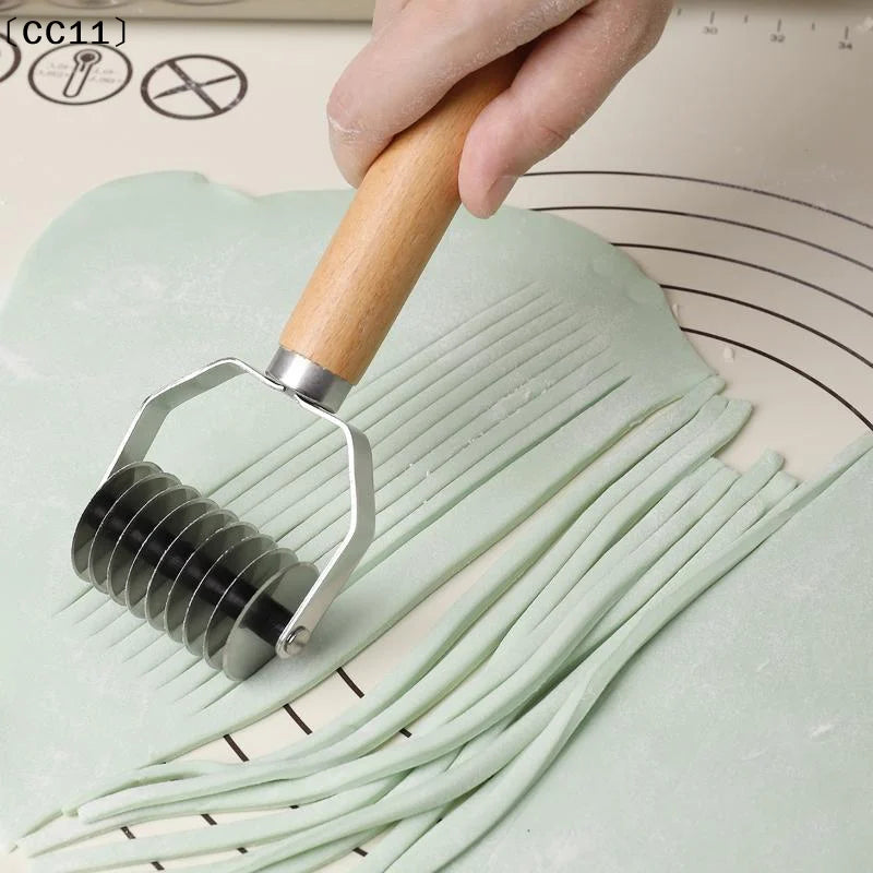 Stainless Steel Manual Spaghett Cutter Pasta Machine Dough Noodles Qme