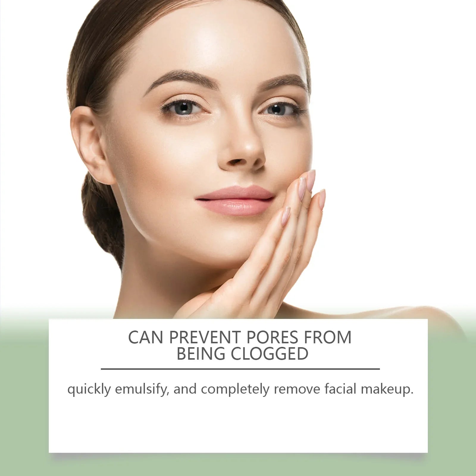 Makeup Removal Oil Non-Greasy Cleanse Purifying Pores Moisturizing Refresher Non Irritating Facial Makeup Remover Cleansing Oil Qme