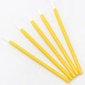 Disposable Nylon Fiber Lip Brush Lipstick Wands Clean Applicator Qme 50PCS Yellow China Mainland
