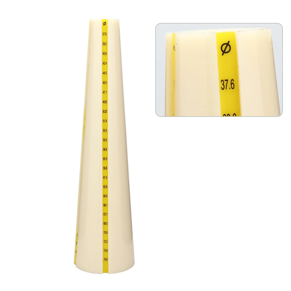 Plastic Bracelet Measuring Mandrel Stick Sizer Jewelry Hammer Repairing Making Tool for Jeweler Qme