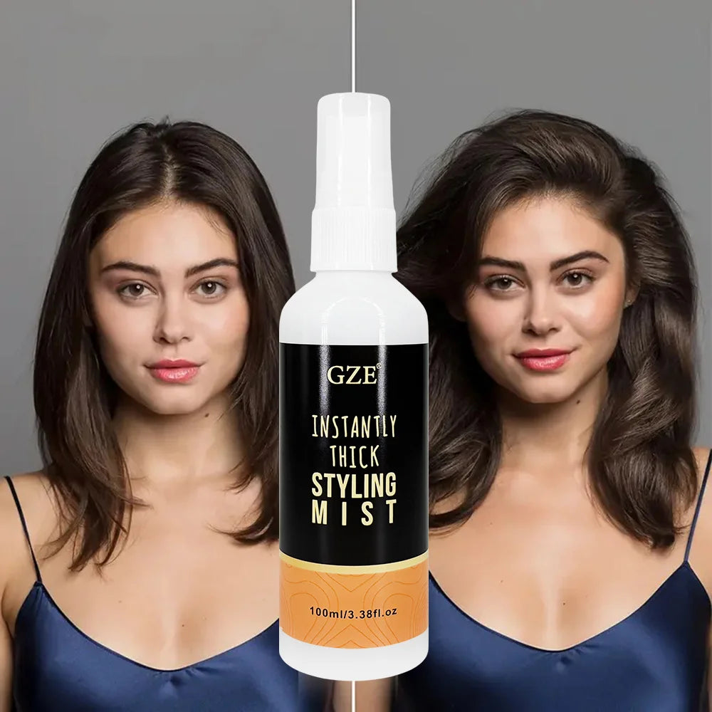 GZE Instantly Thick Styling Mist - Volumizing Hair Spray for Fine Hair - Texturizing Spray for Bigger, Fuller Hair - Light Hold Qme Default Title