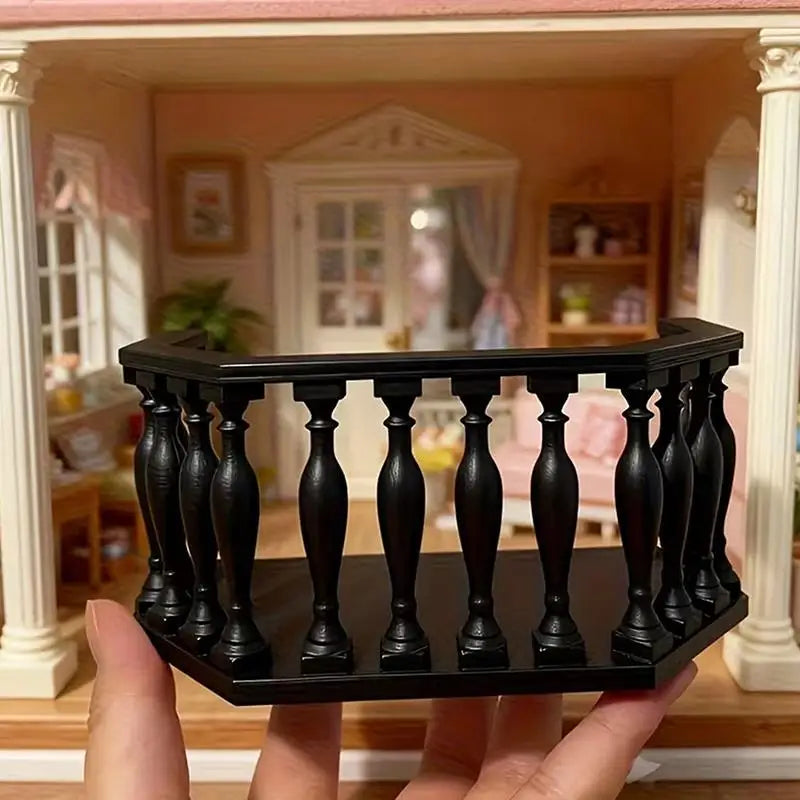 Collectors Miniature Scenes DIY Dollhouse Accessories Balcony Railing Qme