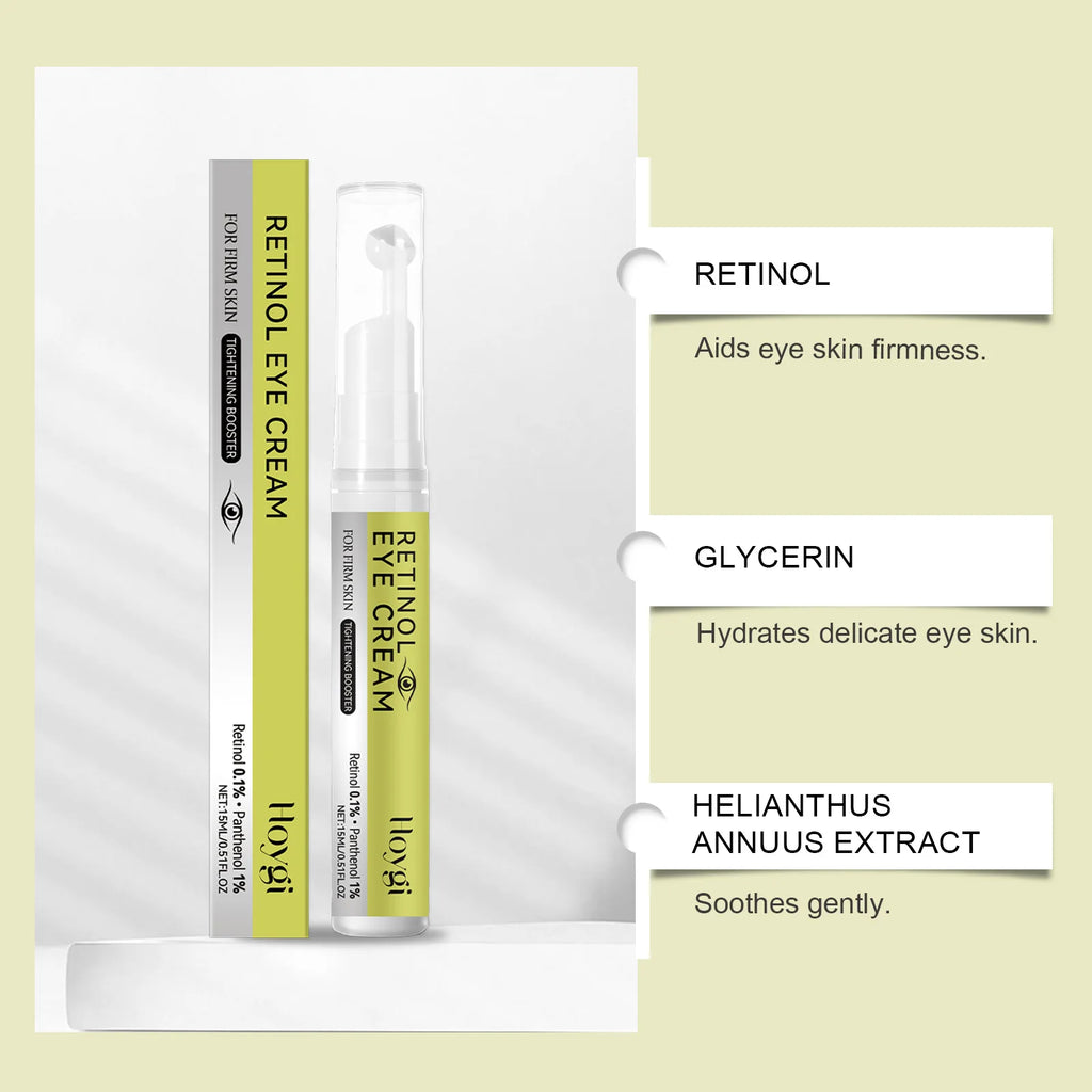 Retinol Eye Care Series Anti-Wrinkle Eye Cream Serum Stick & Patches For Dark Circles Wrinkles Firming Moisturizing Eye Care Qme