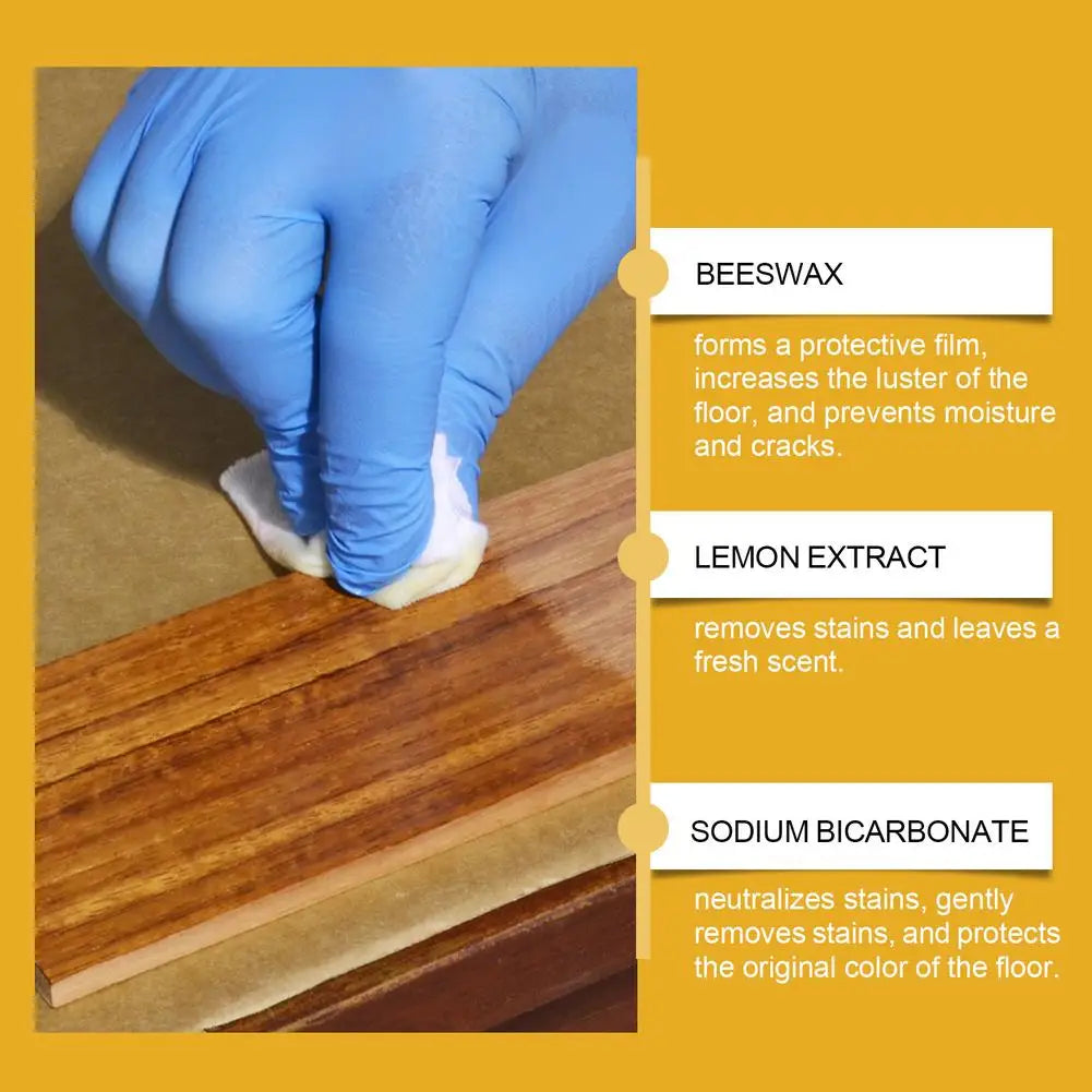 Beeswax Essential Oil Wax Wood Furniture Floor Restores Shine Care Qme