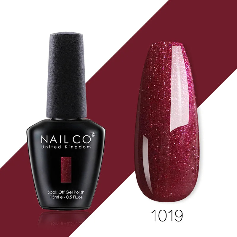NAILCO 85 Colors Nail Gel UV LED Lacquer Manicure Varnish Hybrid Semi