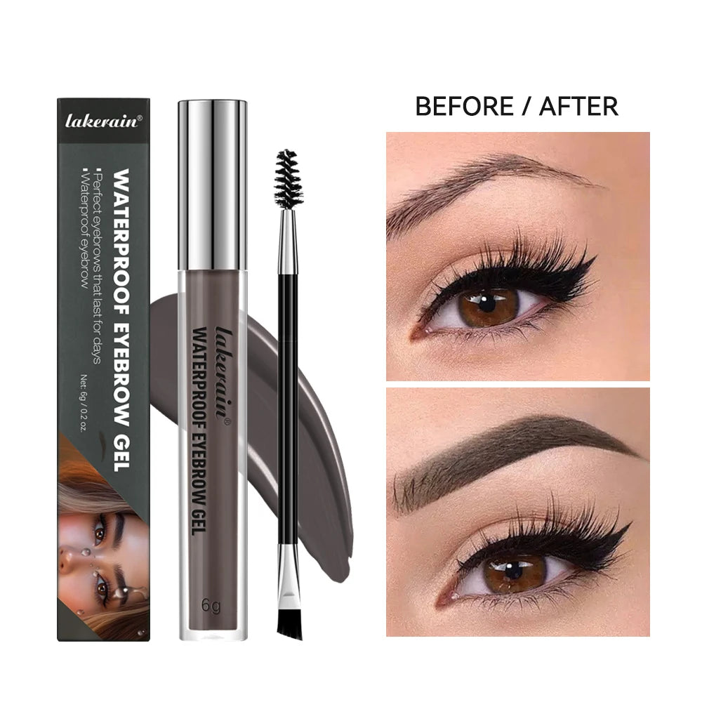 Waterproof Eyebrow Dyeing Gel Easy Eyebrows Long-lasting Qme