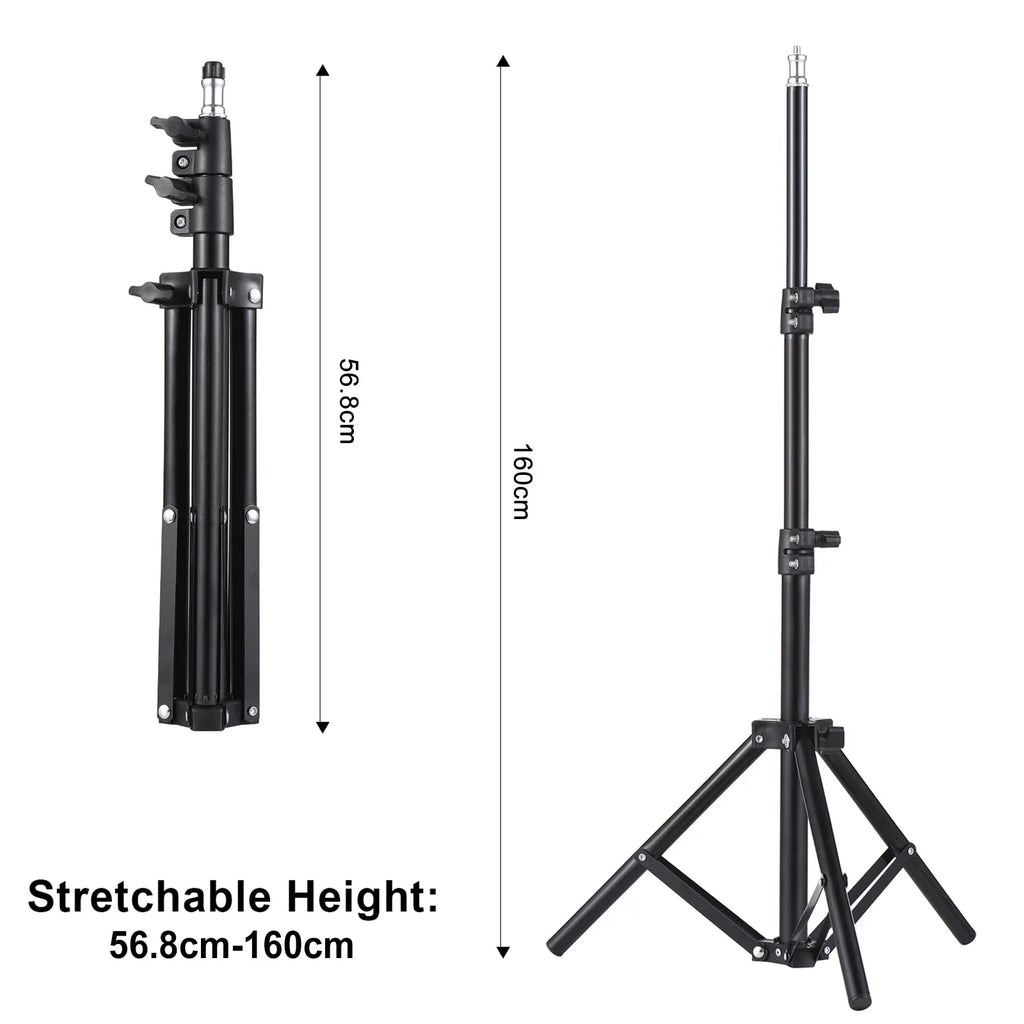 Universal Projector Tripod Stand Stretchable Projector Bracket Aluminum Alloy Portable Holder Adjustable Height for LCD Project Qme