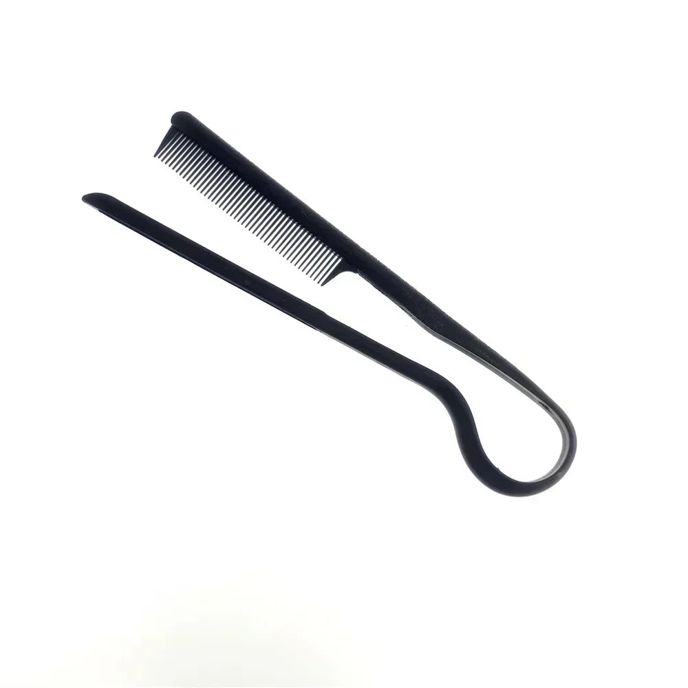 1PC Useful Hair Straighten Salon Comb Hairdressing Smooth Tool Hold Tongs Hair Styling Tools for Women Hair Brush Straightener Qme