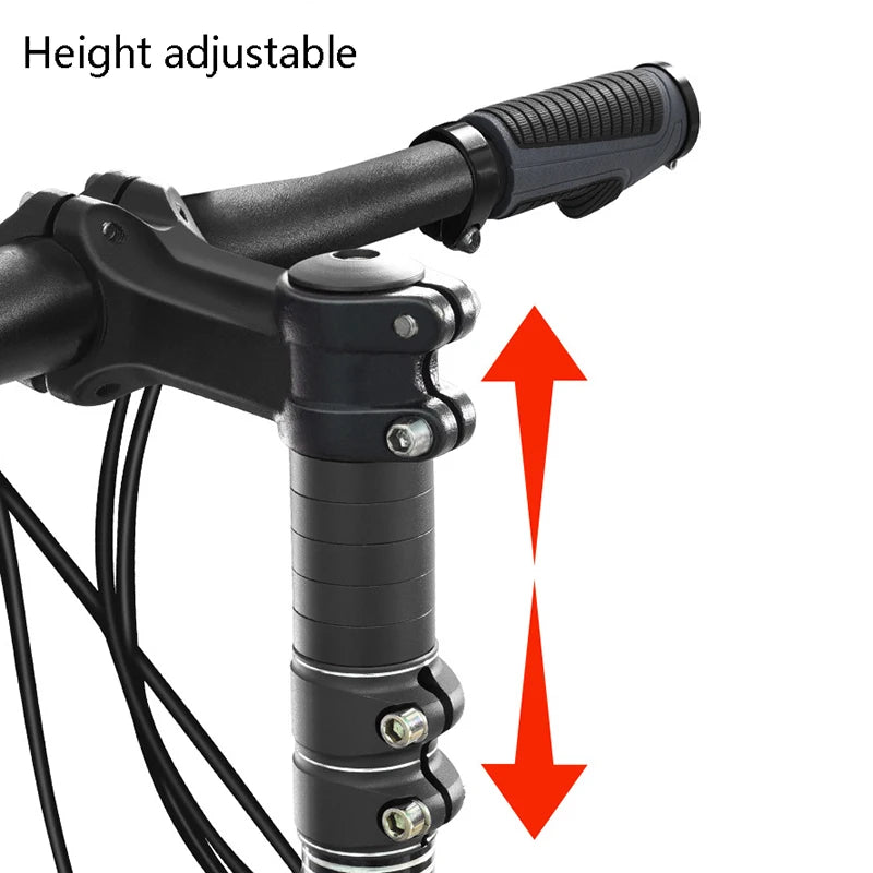 Bike Stem Fork Bicycle Handlebar Extension Riser Rise Up Adapter Qme