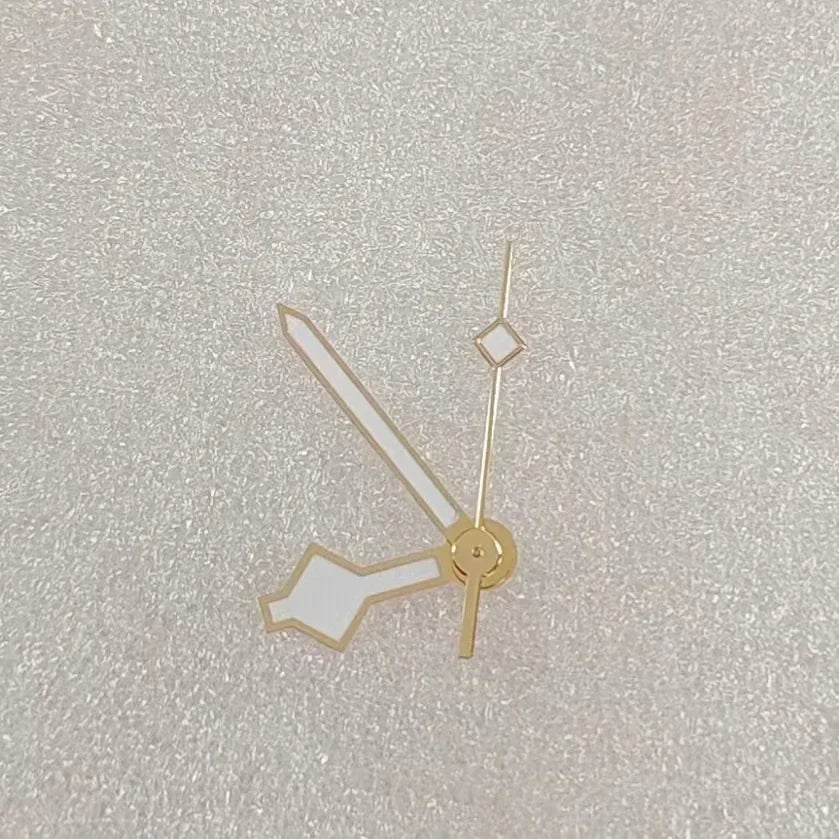 Modified Watch Hands Green Luminous Logbook Needle Silver Gold Rose Watch Accessories for NH35/NH36/4R/7S Movement Qme GW