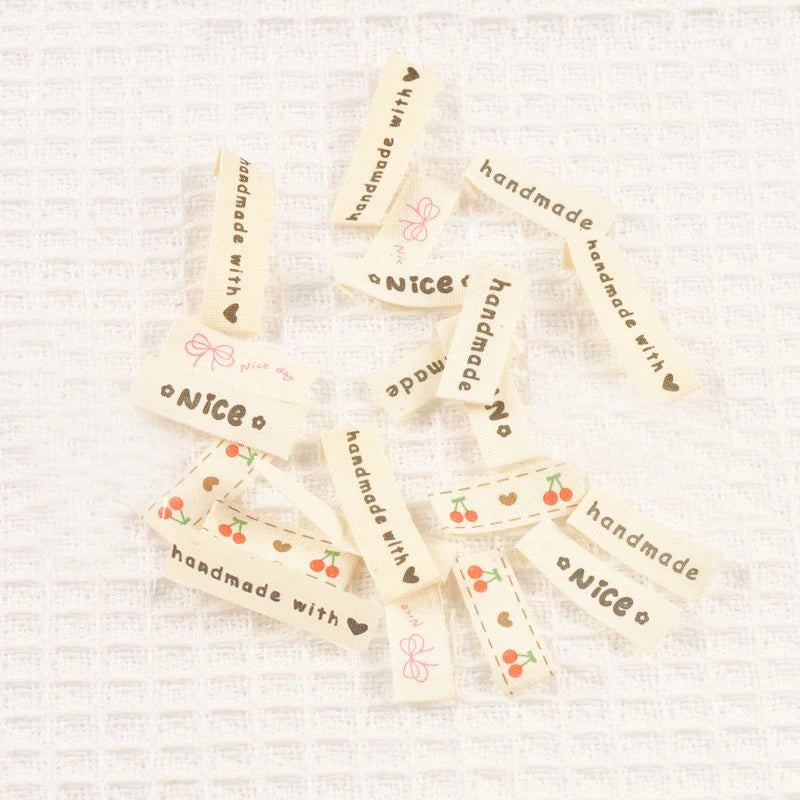 50pcs 8-40mm Mixed Pattern Label Handmade DIY Label For Clothing Labels Shoe Bag Accessories Artistic Decorations cp3806 Qme