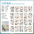 TIANZI 20/80 Pcs Cartoon Character Die-Cutting Stickers Korean Stationery DIY Scrapbooking Journal Decorative Sticker Book Qme C-20 Pcs
