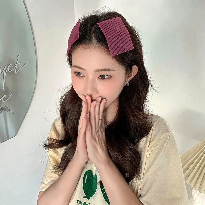 Solid Bangs Hair Sticker Magic Paste Posts Washable Face Makeup Patch Qme