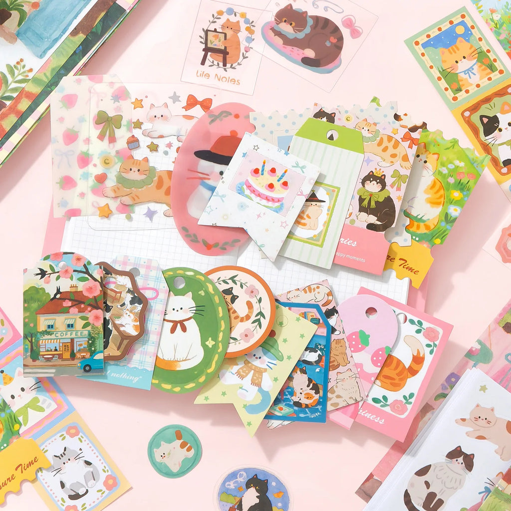TIANZI Cute Gift Boxes Handbooks School Student Reward Small Gifts Children's Stationery Set Scrapbooking Supplies Qme