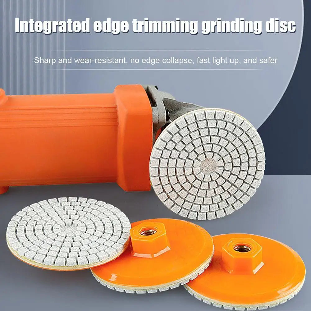 80/100mm Ceramic Tile Edge Grinding Disc M14 Thread Dry For Ceramic Tile Edge Grinding Disc Polishing Wheel Power Tool Qme