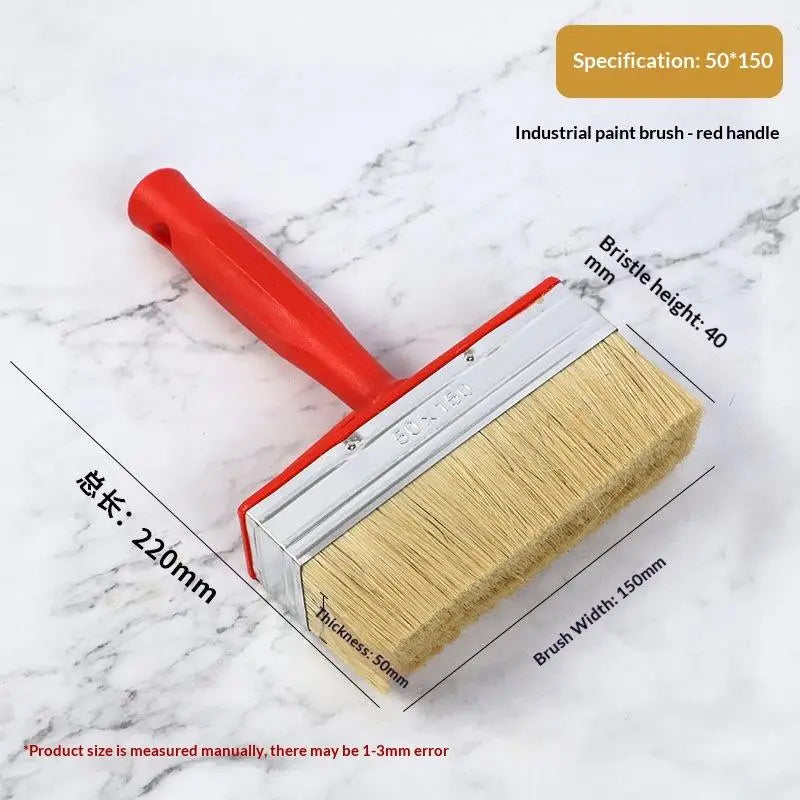 Smooth Flat Head Paint Brush Painting Walls Labor Saving Hand Tools Qme 50x150cm White