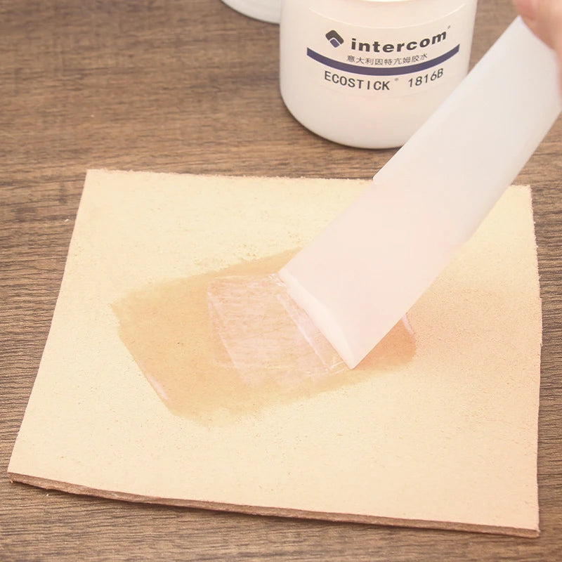 5 PCS Leather Scraper Gumming Board DIY Handmade Leather Tools PP Practical Gluing Leather Accessories. Qme