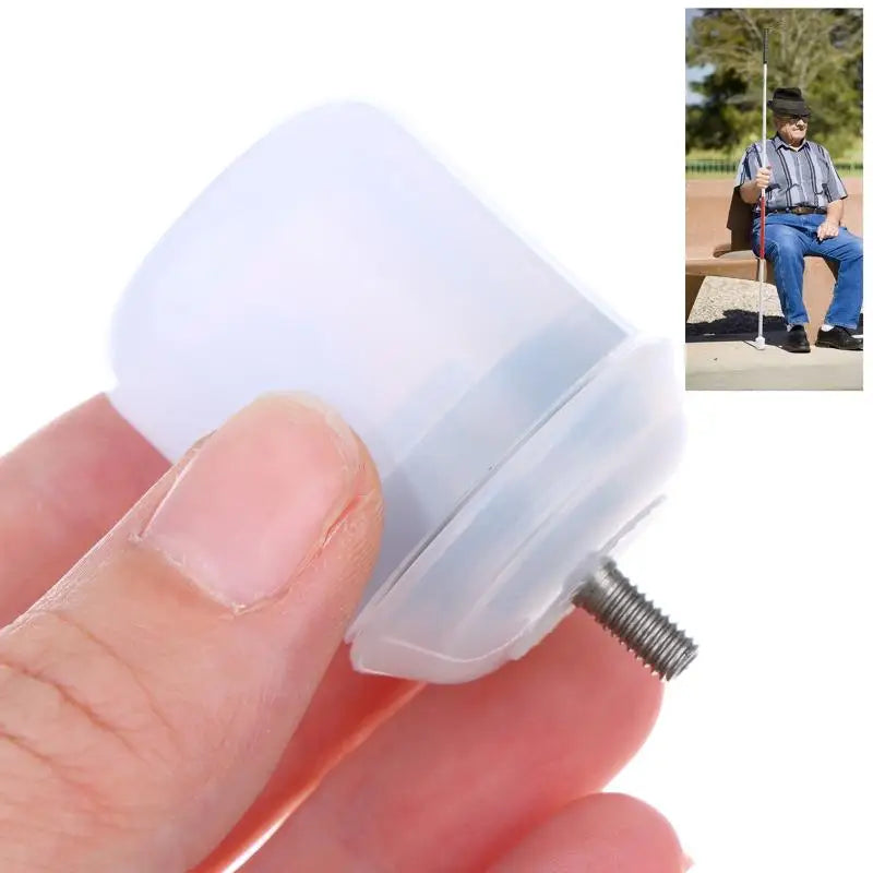 Shock Absorbent Adjustable Rolling Cane Tip Non-slip Blind Walking Qme