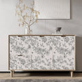 Green White Wallpaper Peel Stick Boho Contact Paper Cabinets Leaf Qme Spring Sparrow 5mx44cm