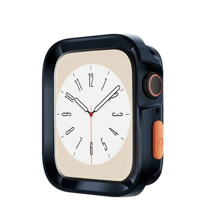 2024 New Bumper Soft Silicone Case For Apple Watch 9 8 7 6 SE 5 Sport Anti-drop Matte Cover For iwatch 49mm 41mm 40mm 44mm 45 mm Qme