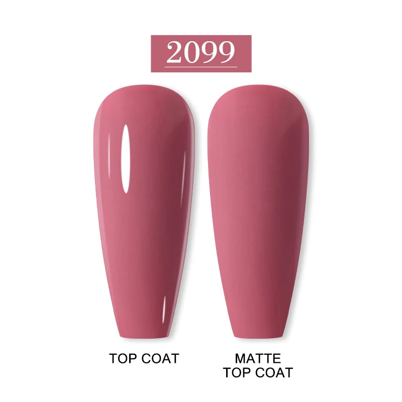 Arte Clavo Nail Art Designs Matte Coat Gel Polish Winter Pink Semi
