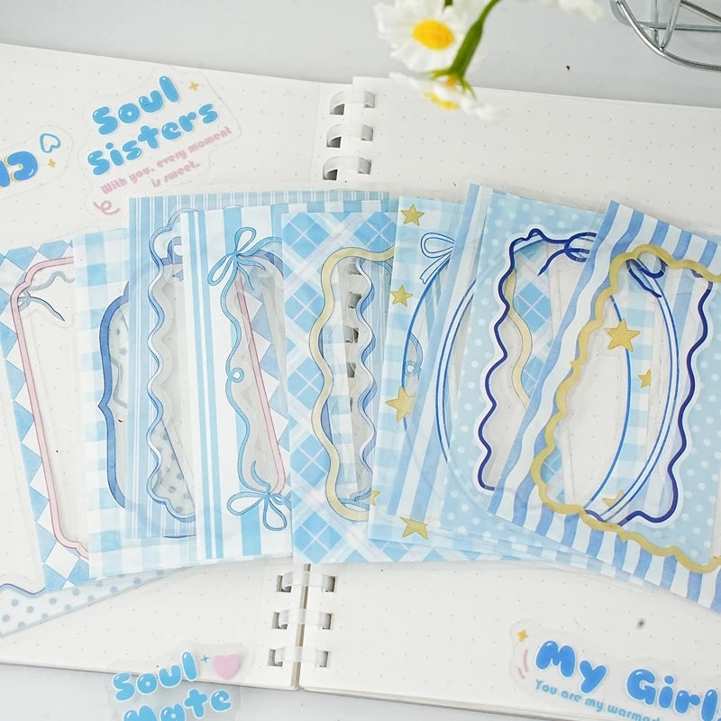 15/60 Sheets Japanese Kawaii Girl Stickers Pack DIY Aesthetic Decorative for Scrapbooking Mobile Phone Case Tablet Stationery Qme